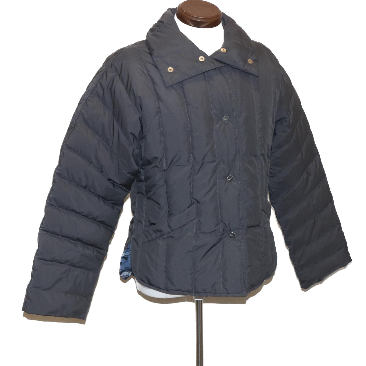 Salvatore Ferragamo Down jacket polyester Gray Auth 35592