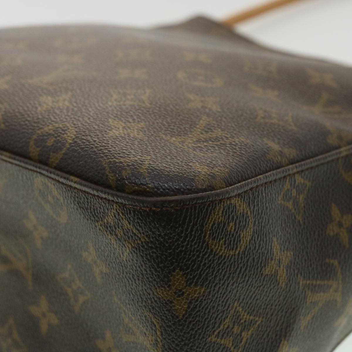 LOUIS VUITTON Monogram Looping GM Shoulder Bag M51145 LV Auth 35597