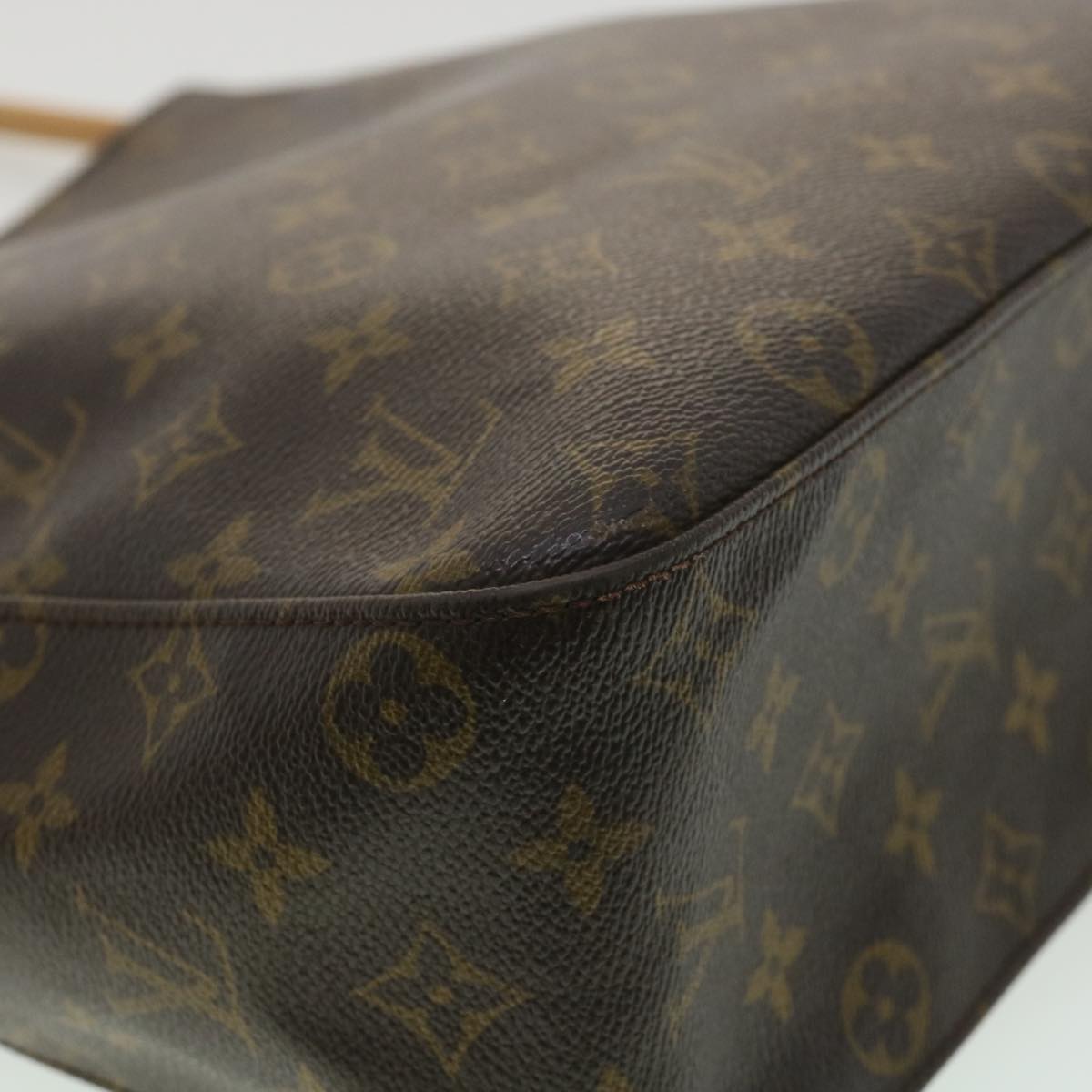 LOUIS VUITTON Monogram Looping GM Shoulder Bag M51145 LV Auth 35597