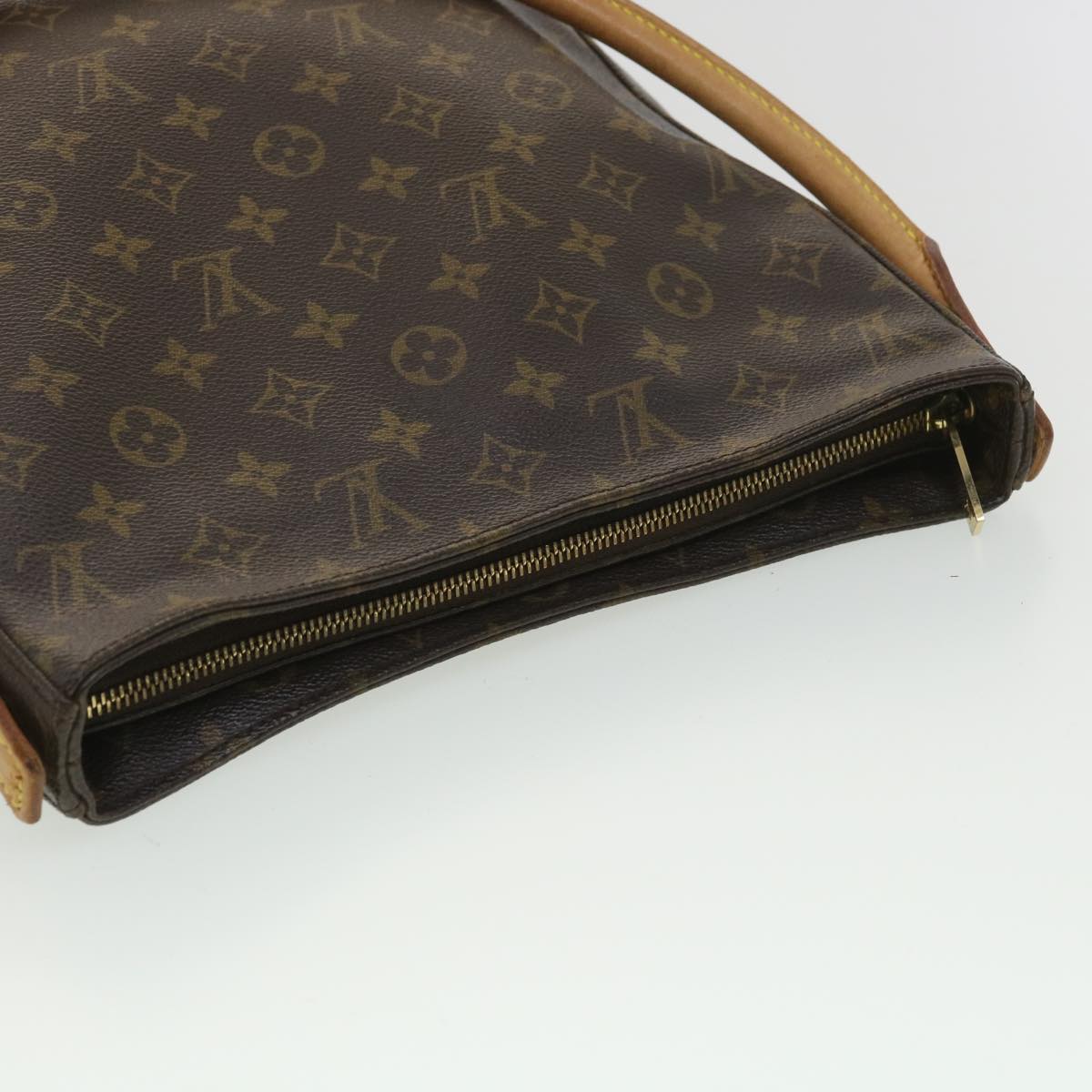 LOUIS VUITTON Monogram Looping GM Shoulder Bag M51145 LV Auth 35597