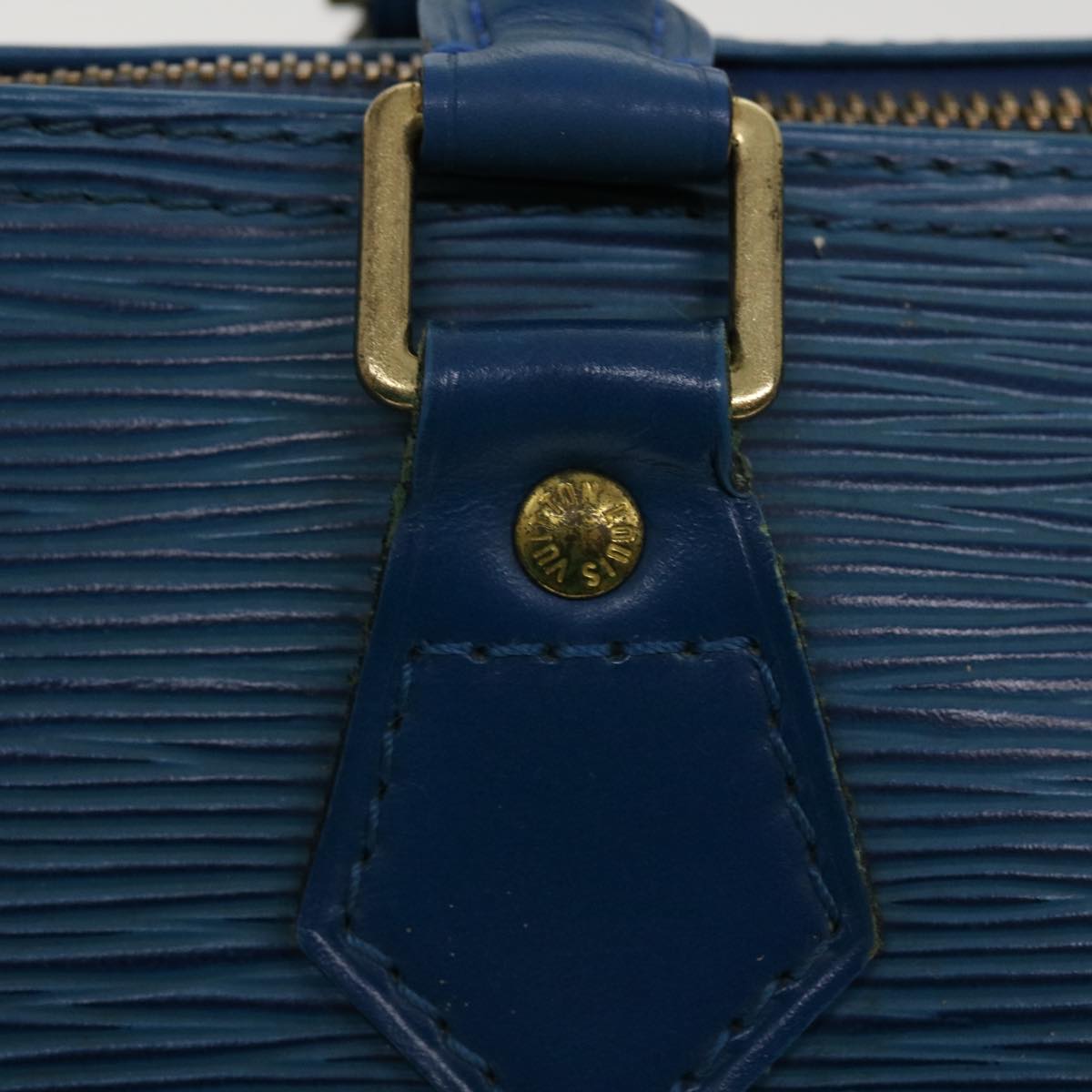 LOUIS VUITTON Epi Speedy 25 Hand Bag Blue M43015 LV Auth 35604