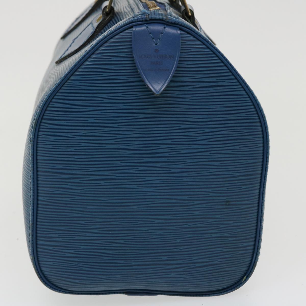 LOUIS VUITTON Epi Speedy 25 Hand Bag Blue M43015 LV Auth 35604