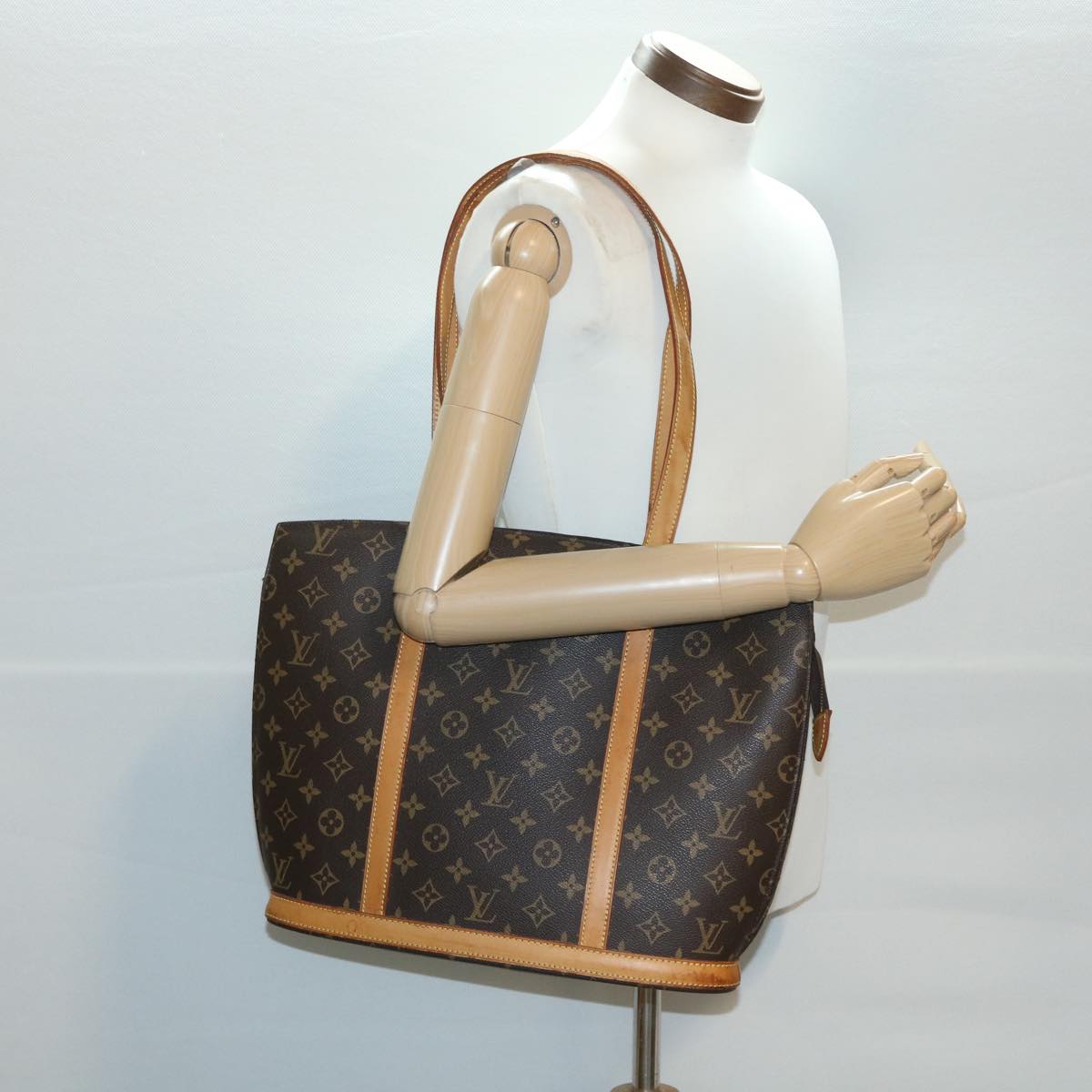 LOUIS VUITTON Monogram Babylone Tote Bag M51102 LV Auth 35670