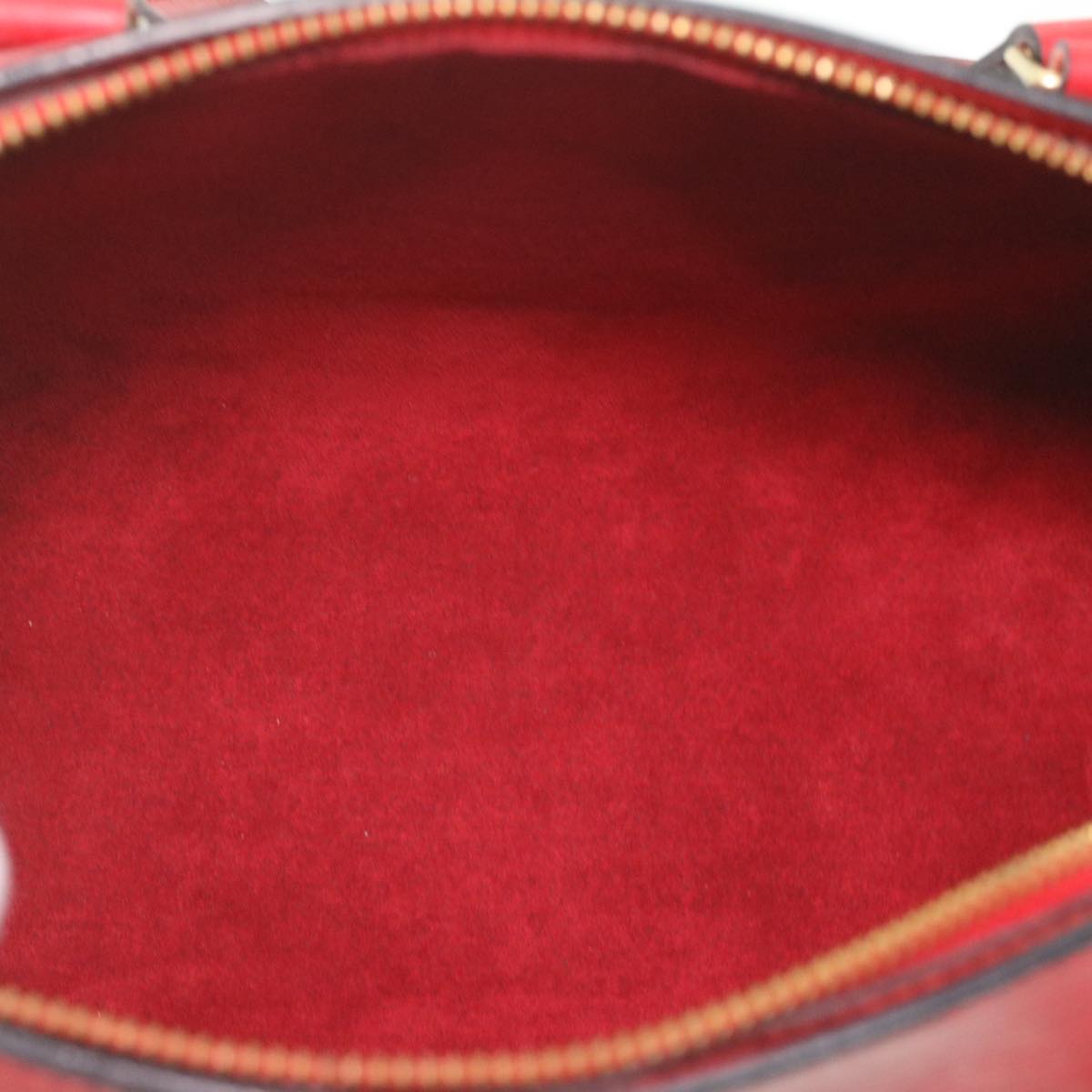 LOUIS VUITTON Epi Soufflot Hand Bag Red Castilian M52227 LV Auth 35682