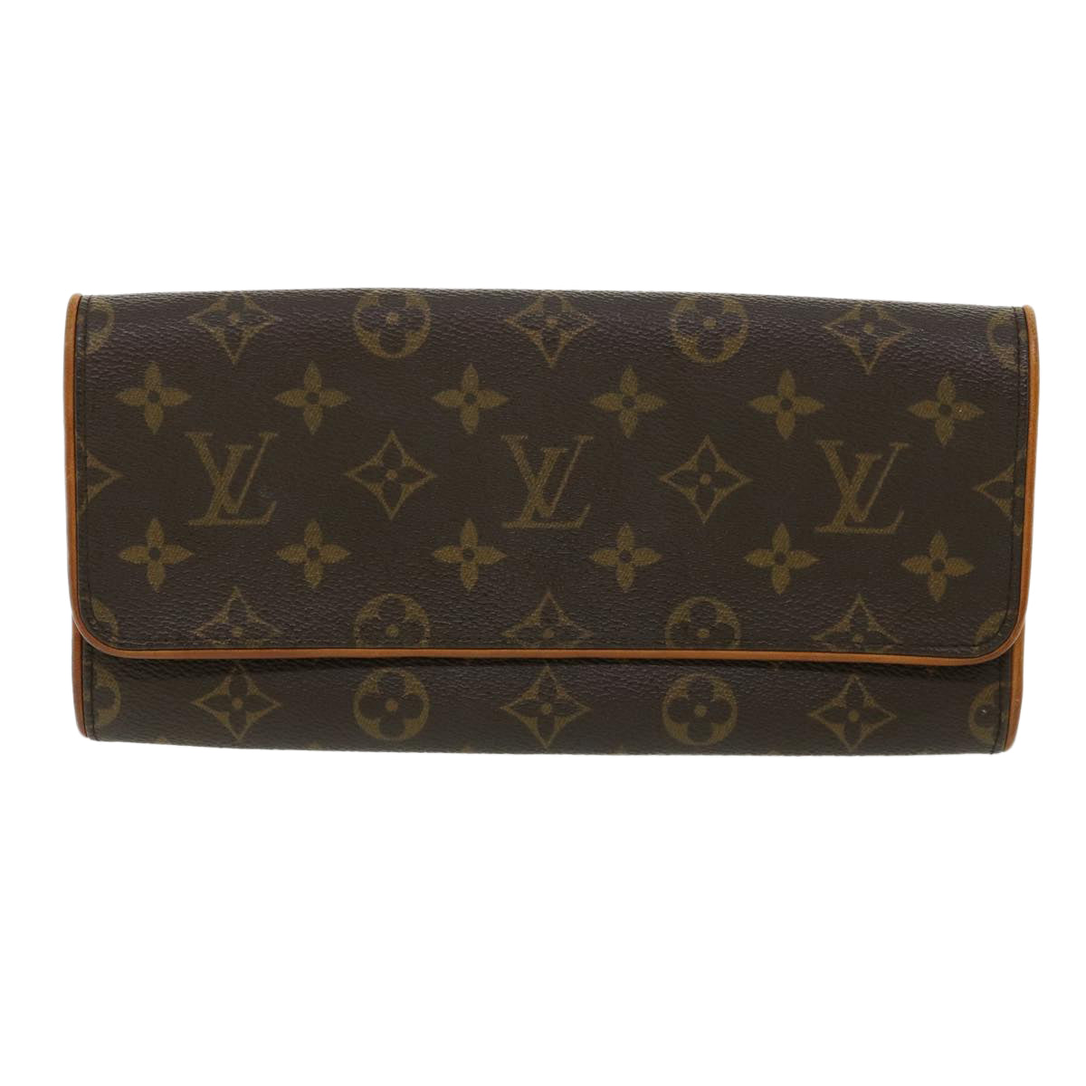 LOUIS VUITTON Monogram Pochette Twin GM Shoulder Bag M51852 LV Auth 35683