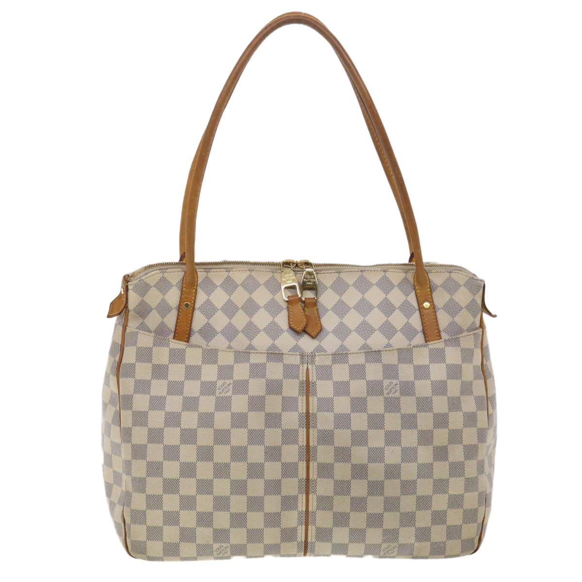 LOUIS VUITTON Damier Azur Figueri GM Tote Bag N41175 LV Auth 35691