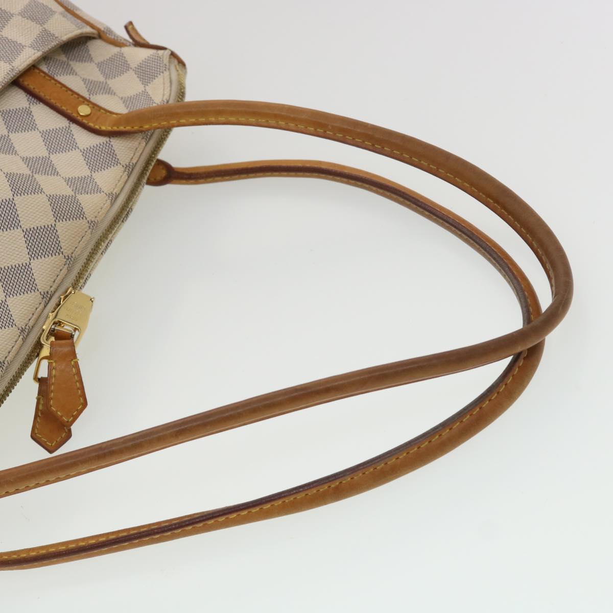 LOUIS VUITTON Damier Azur Figueri GM Tote Bag N41175 LV Auth 35691