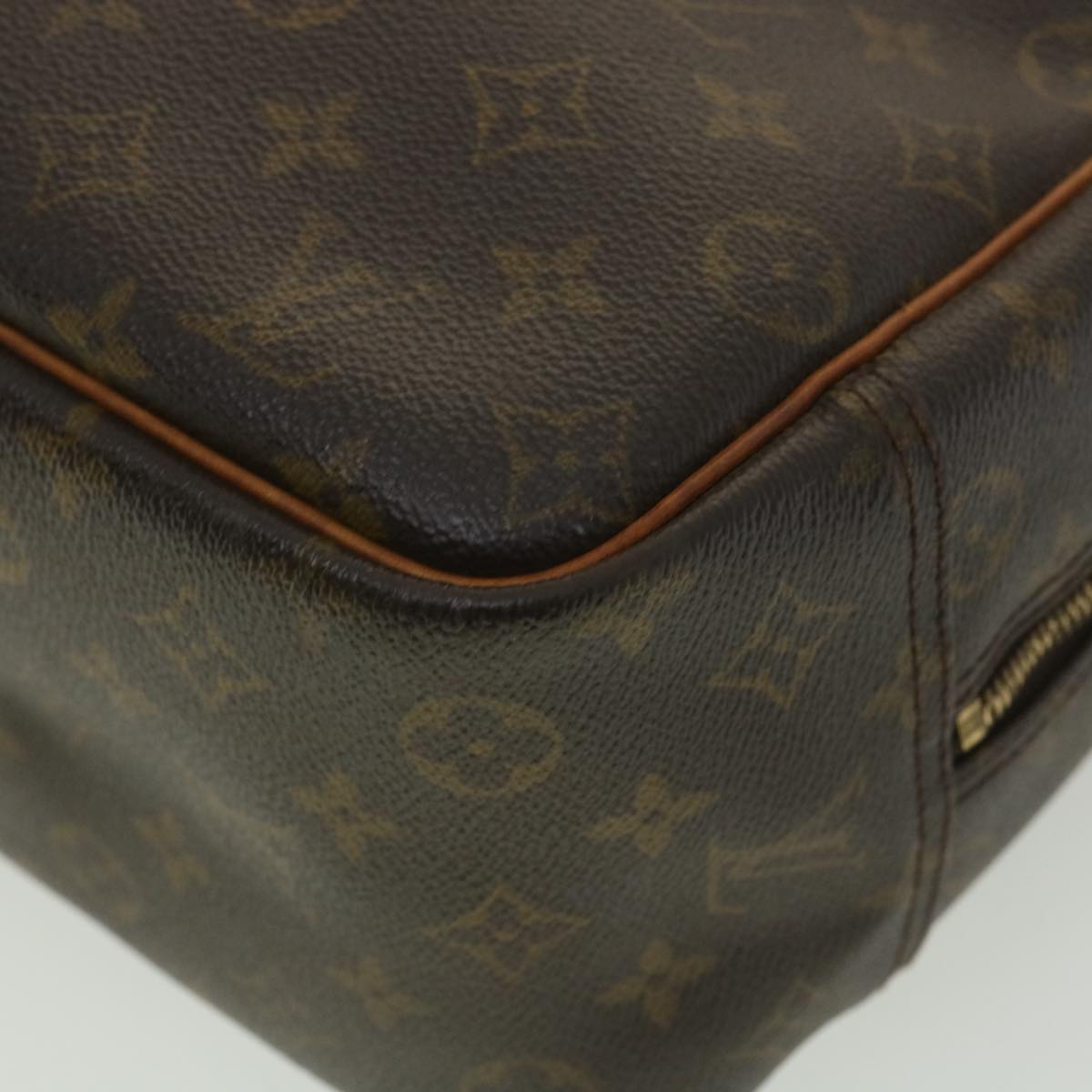 LOUIS VUITTON Monogram Deauville Hand Bag M47270 LV Auth 35704