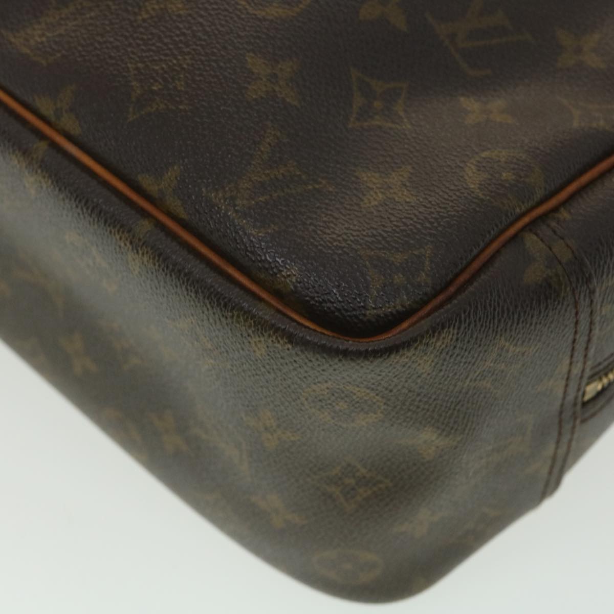 LOUIS VUITTON Monogram Deauville Hand Bag M47270 LV Auth 35704