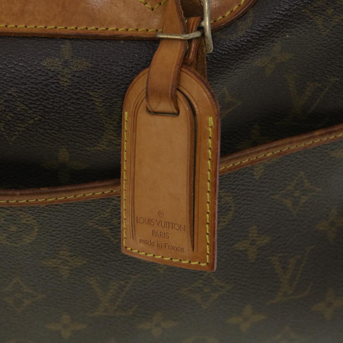 LOUIS VUITTON Monogram Deauville Hand Bag M47270 LV Auth 35704