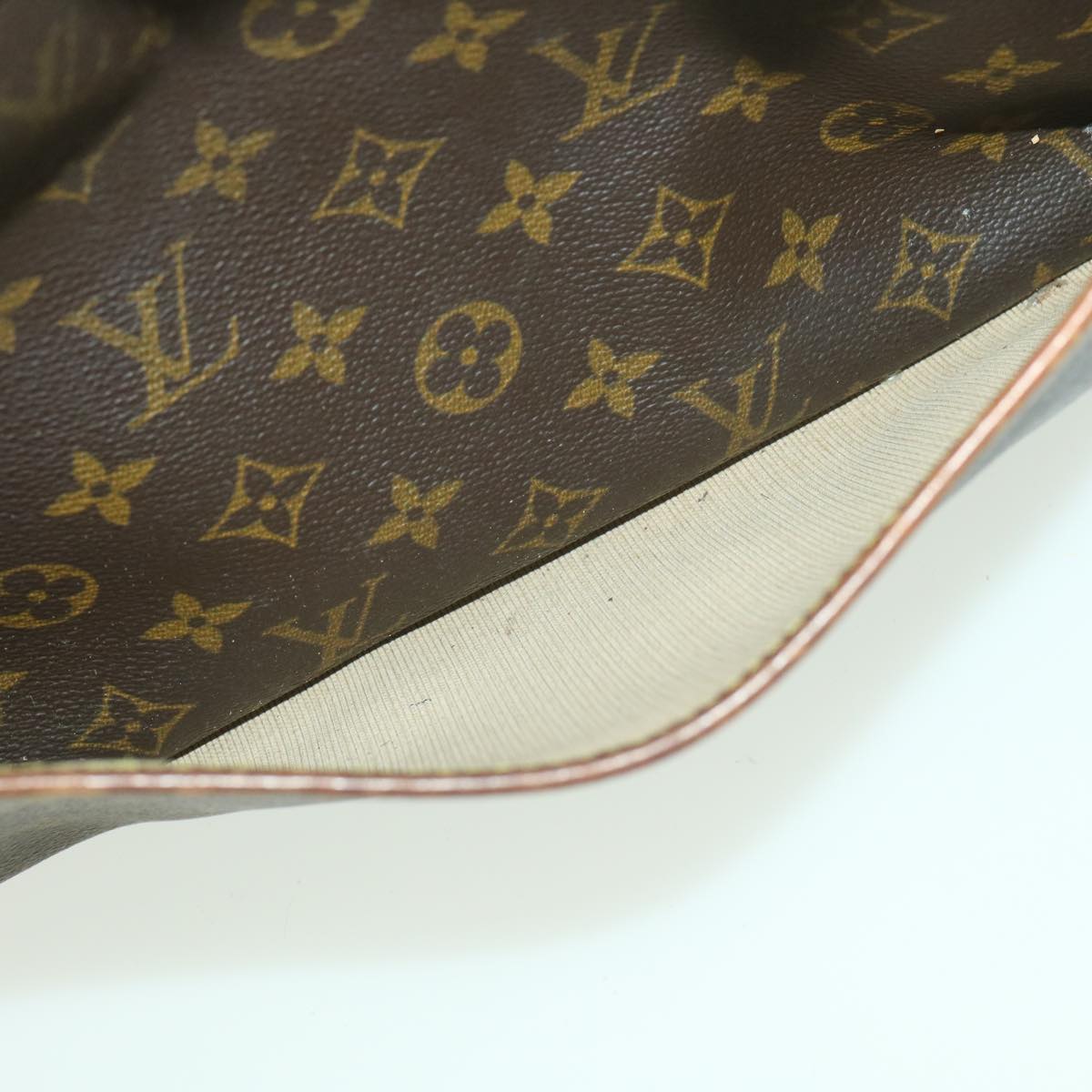 LOUIS VUITTON Monogram Deauville Hand Bag M47270 LV Auth 35704