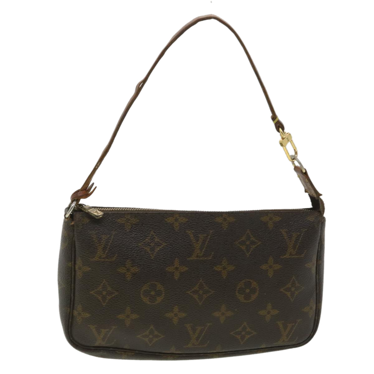 LOUIS VUITTON Monogram Pochette Accessoires Pouch M51980 LV Auth 35728