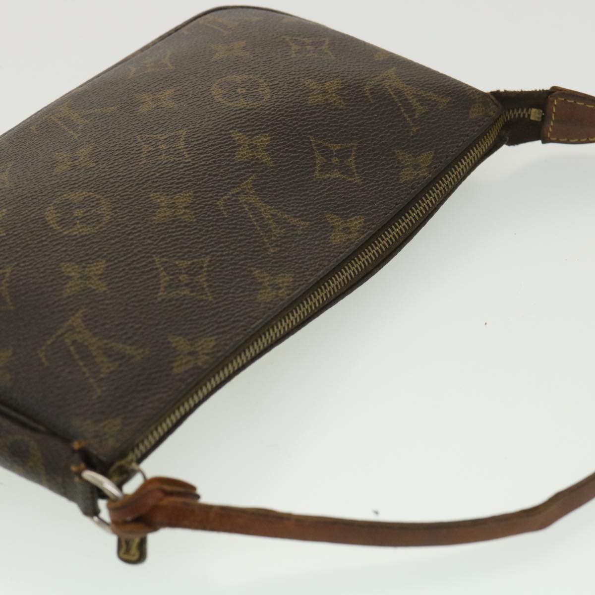 LOUIS VUITTON Monogram Pochette Accessoires Pouch M51980 LV Auth 35728