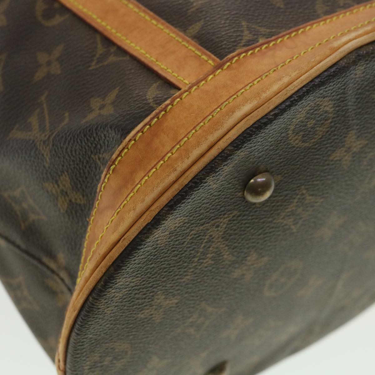 LOUIS VUITTON Monogram Bucket GM Shoulder Bag M42236 LV Auth 35738