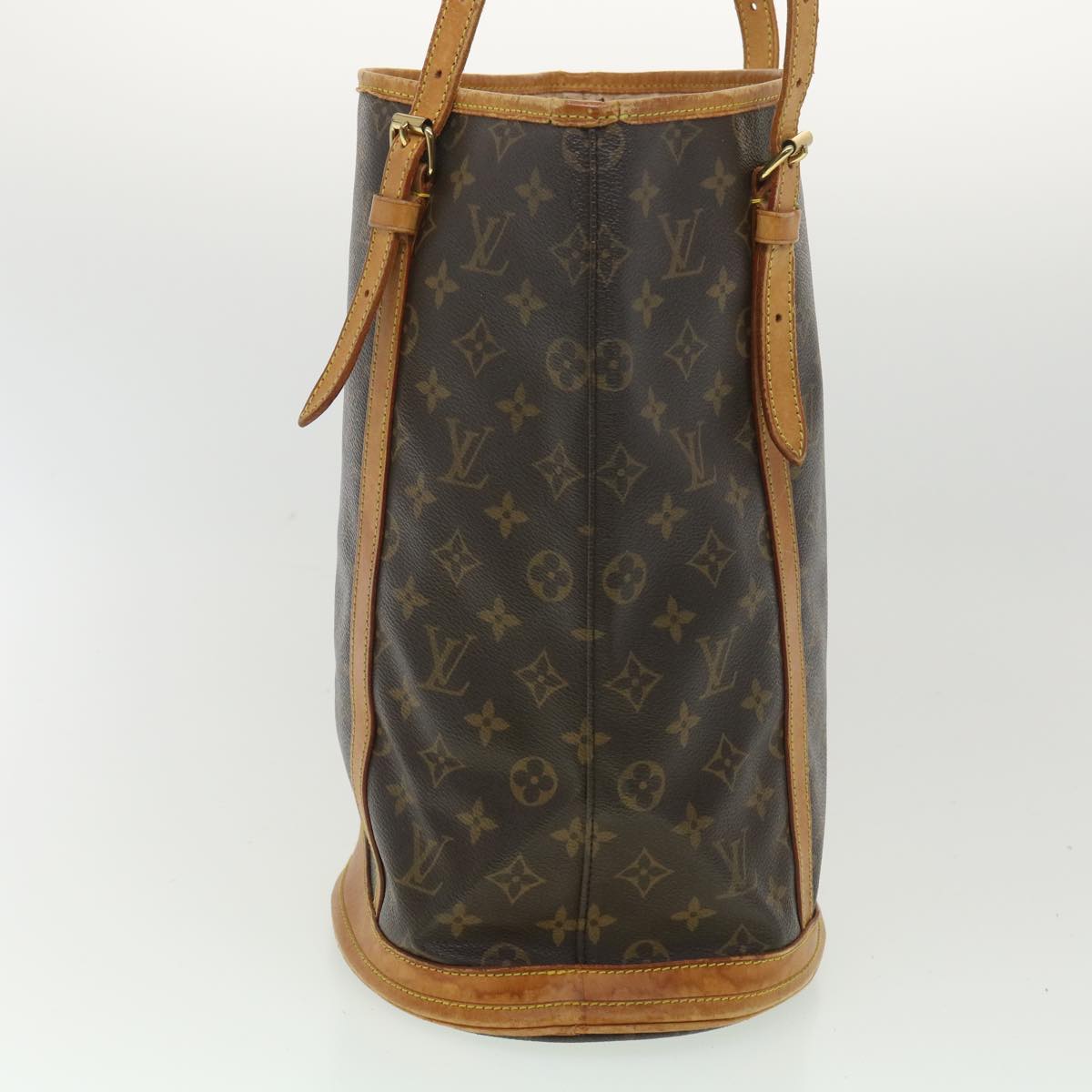 LOUIS VUITTON Monogram Bucket GM Shoulder Bag M42236 LV Auth 35738