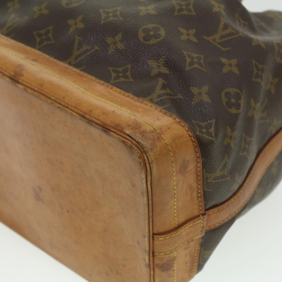 LOUIS VUITTON Monogram Noe Shoulder Bag M42224 LV Auth 35757