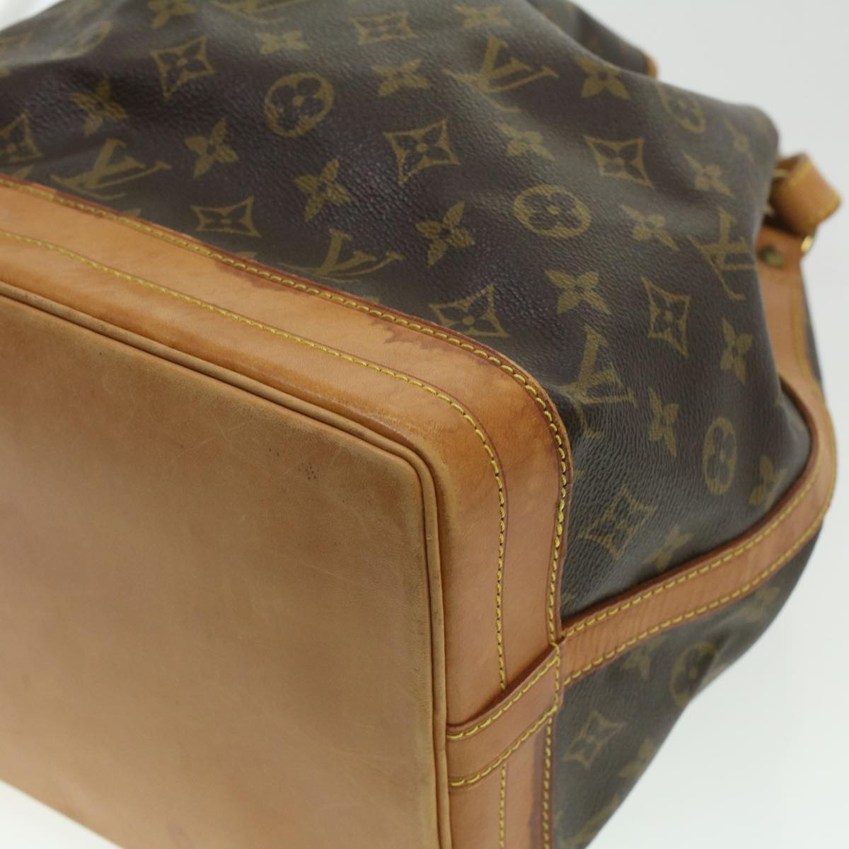 LOUIS VUITTON Monogram Noe Shoulder Bag M42224 LV Auth 35758