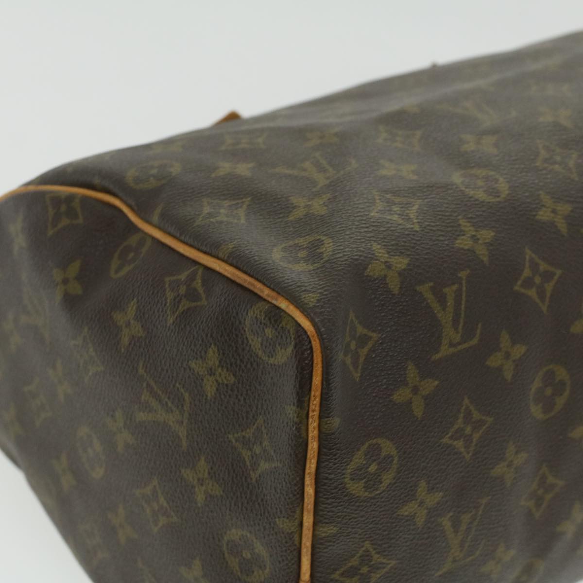 LOUIS VUITTON Monogram Speedy 35 Hand Bag M41524 LV Auth 35792