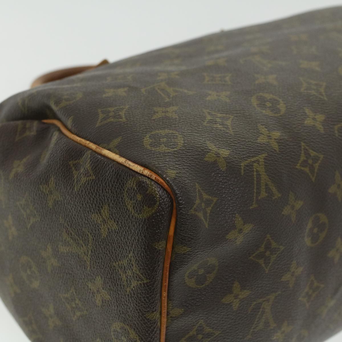 LOUIS VUITTON Monogram Speedy 35 Hand Bag M41524 LV Auth 35792