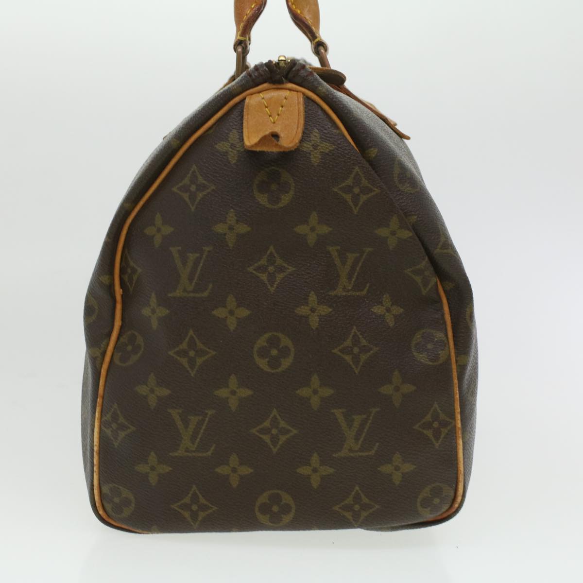 LOUIS VUITTON Monogram Speedy 35 Hand Bag M41524 LV Auth 35792