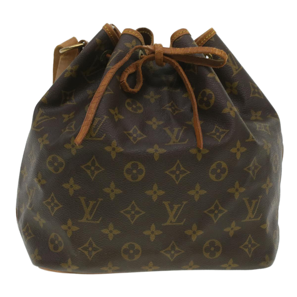 LOUIS VUITTON Monogram Petit Noe Shoulder Bag M42226 LV Auth 35800