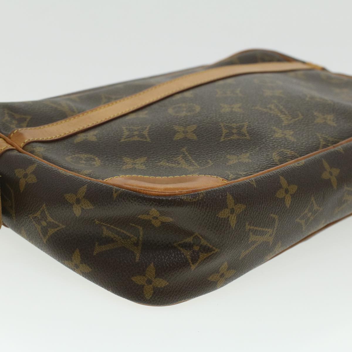 LOUIS VUITTON Monogram Compiegne 28 Clutch Bag M51845 LV Auth 35823