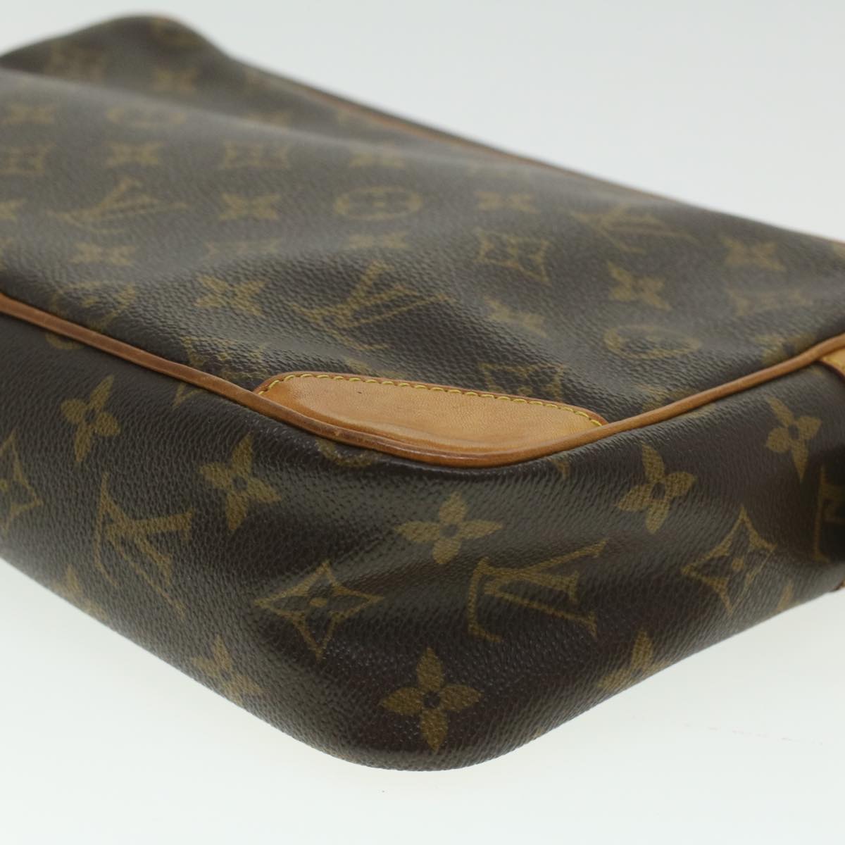 LOUIS VUITTON Monogram Compiegne 28 Clutch Bag M51845 LV Auth 35823