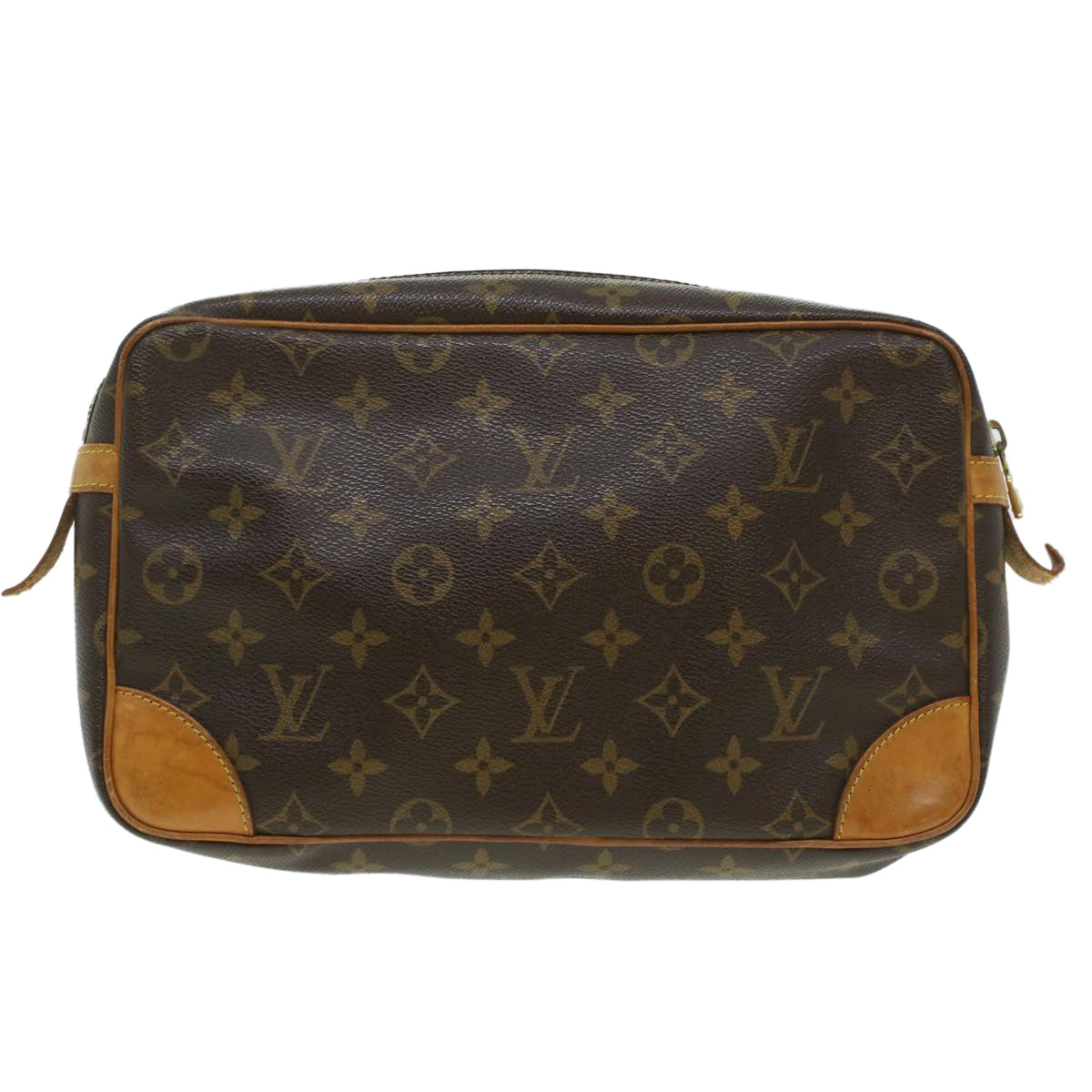 LOUIS VUITTON Monogram Compiegne 28 Clutch Bag M51845 LV Auth 35823 - 0