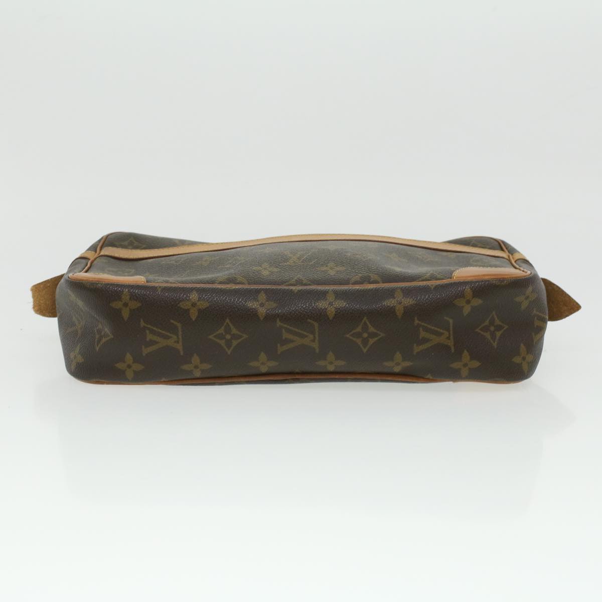 LOUIS VUITTON Monogram Compiegne 28 Clutch Bag M51845 LV Auth 35823