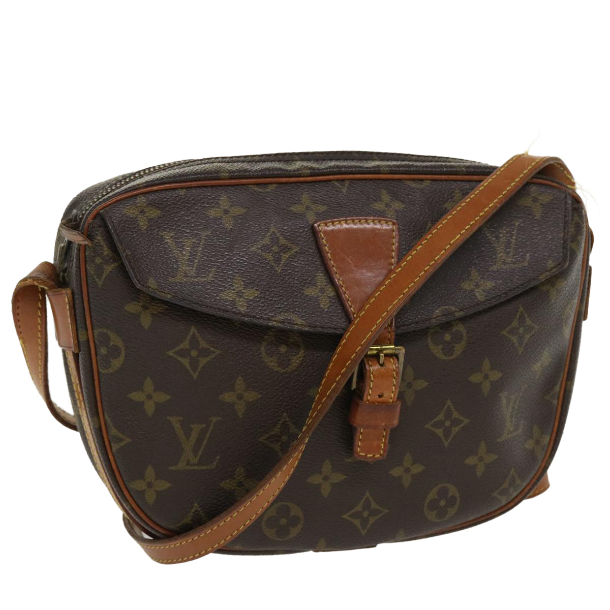 LOUIS VUITTON Monogram Jeune Fille MM Shoulder Bag Vintage M51226 LV Auth 35858