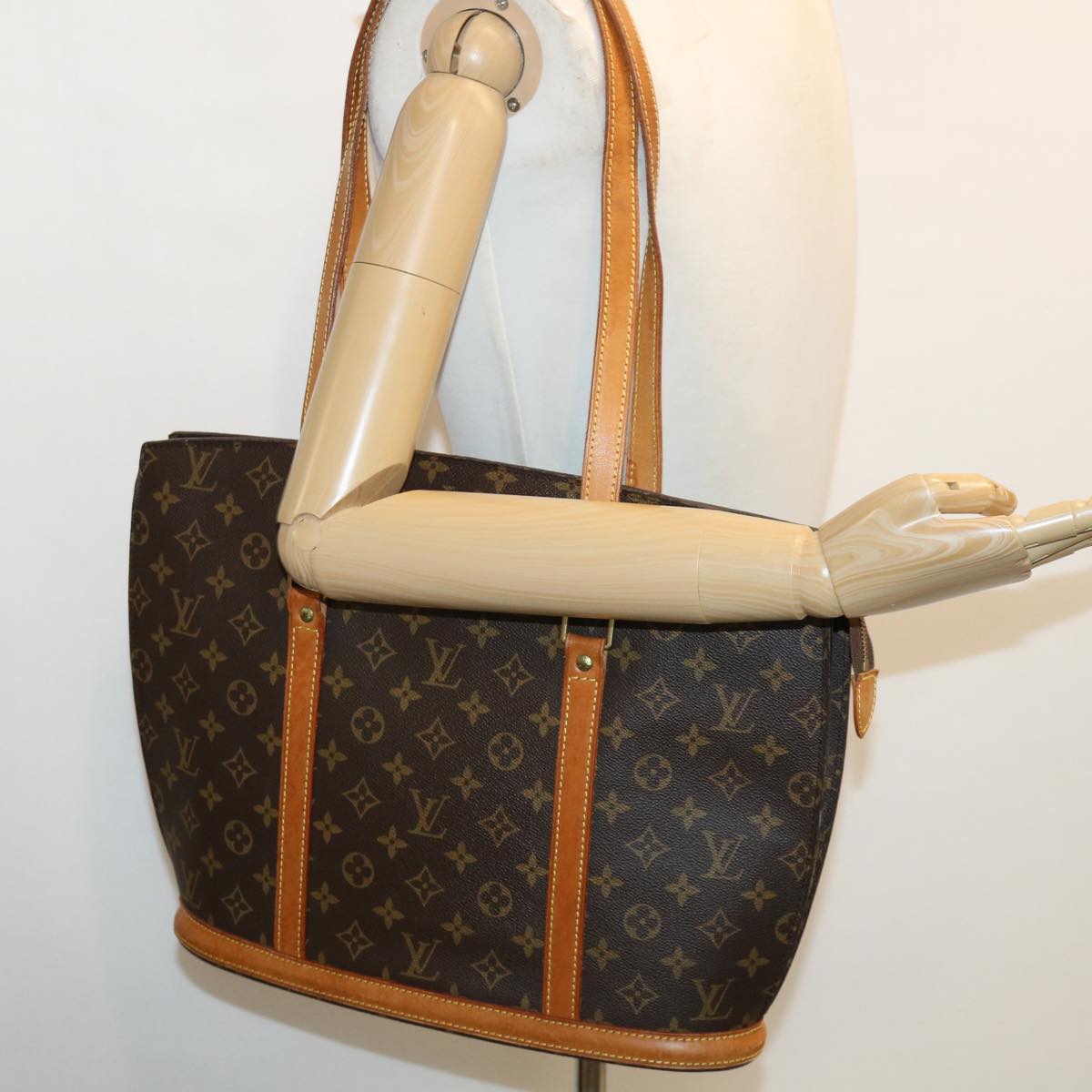 LOUIS VUITTON Monogram Babylone Tote Bag M51102 LV Auth 35867