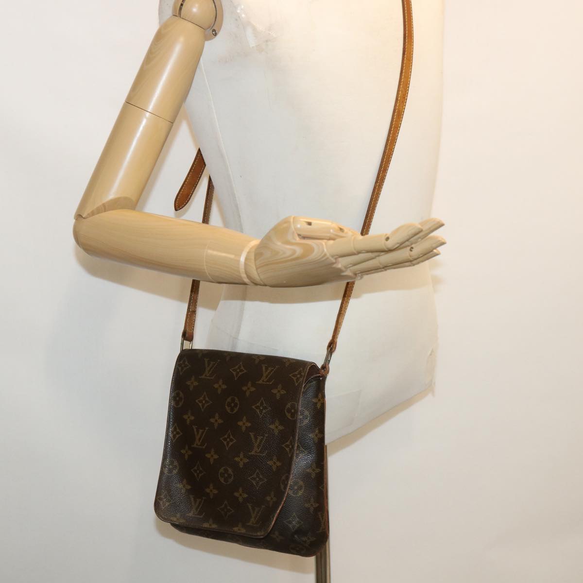 LOUIS VUITTON Monogram Musette Salsa Long Shoulder Bag M51387 LV Auth 35868