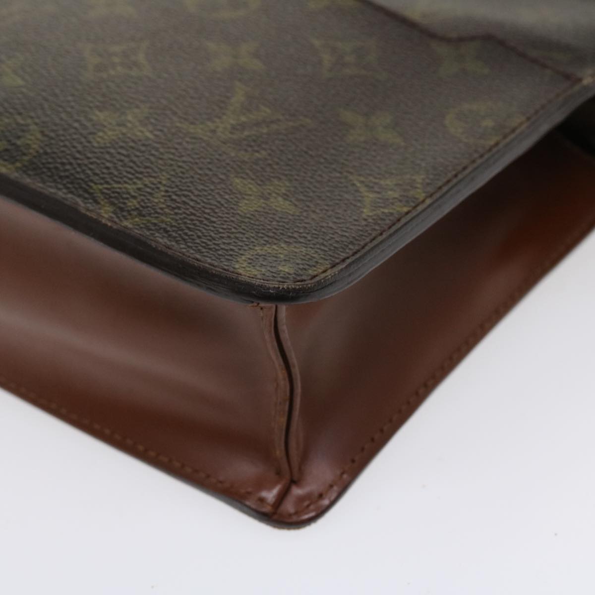 LOUIS VUITTON Monogram Pochette Homme Clutch Bag M51795 LV Auth 35873