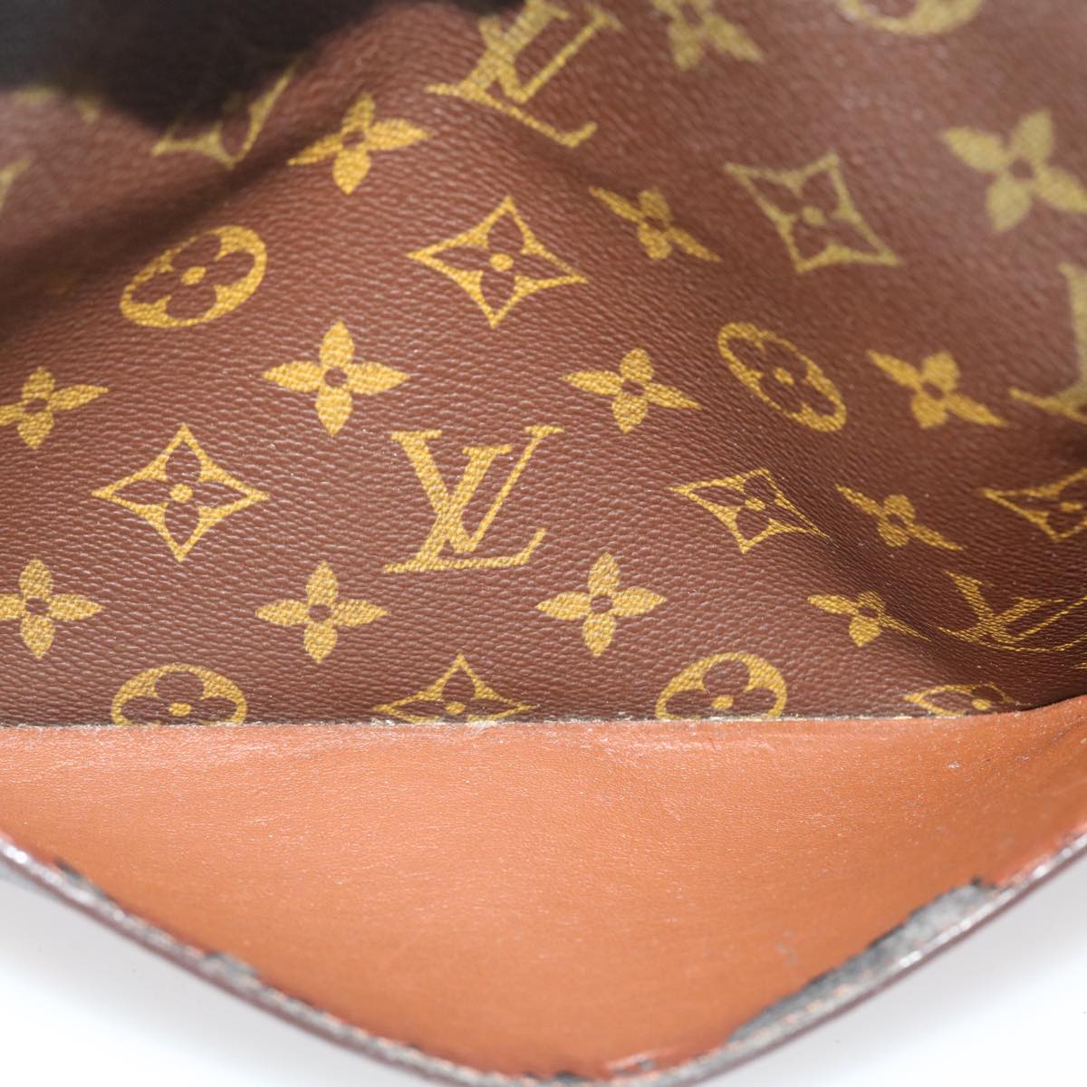 LOUIS VUITTON Monogram Pochette Homme Clutch Bag M51795 LV Auth 35873