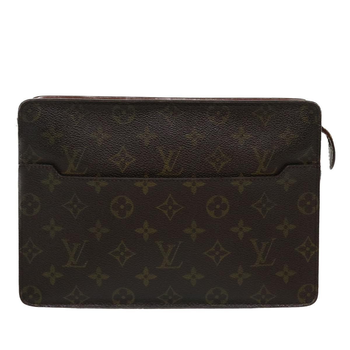 LOUIS VUITTON Monogram Pochette Homme Clutch Bag M51795 LV Auth 35873