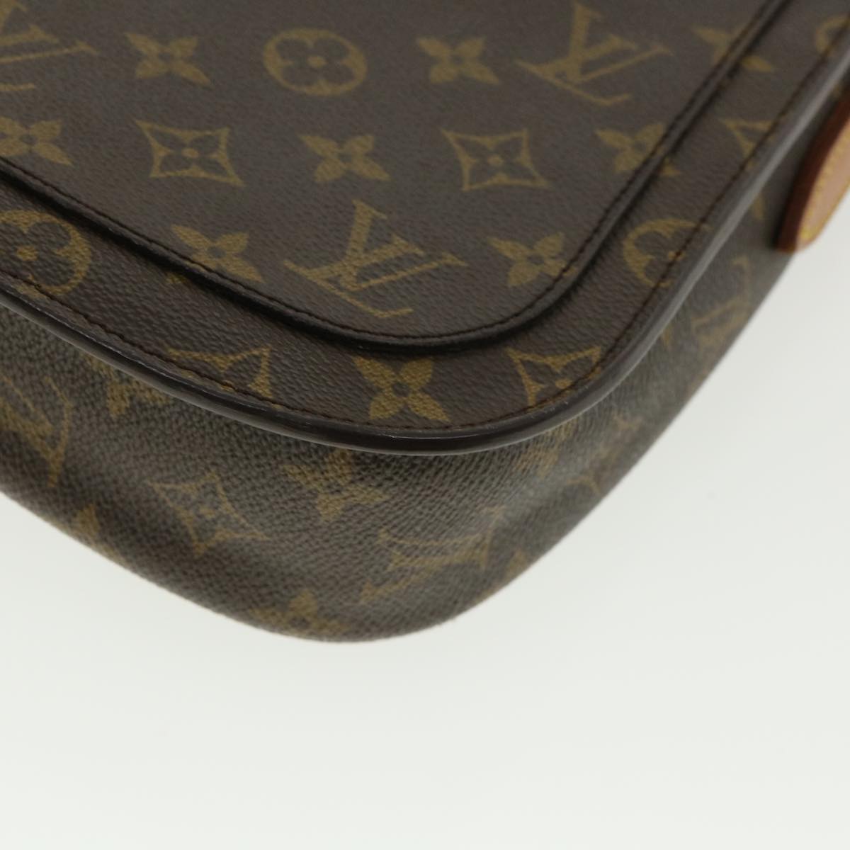 LOUIS VUITTON Monogram Saint Cloud GM Shoulder Bag M51242 LV Auth 35878