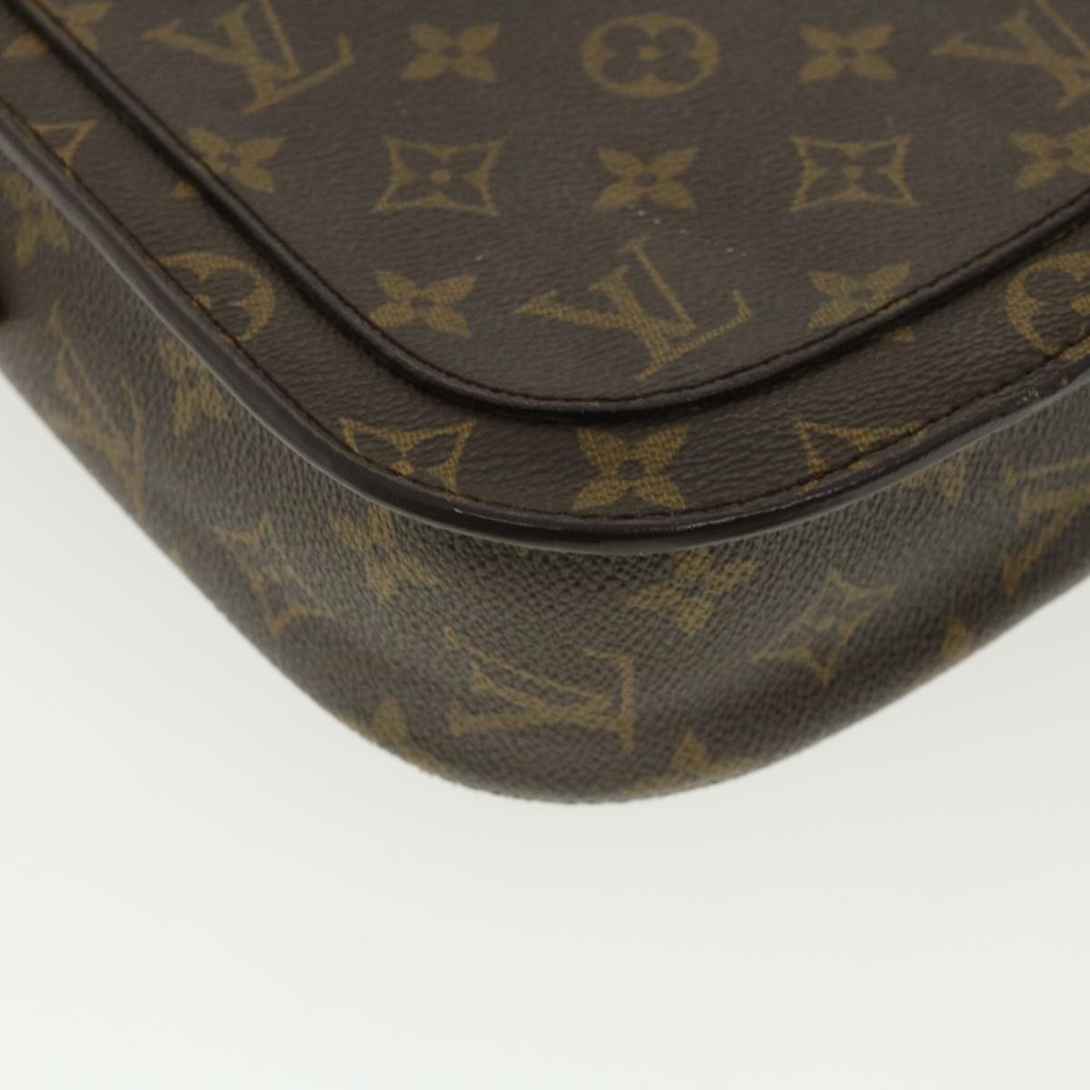 LOUIS VUITTON Monogram Saint Cloud GM Shoulder Bag M51242 LV Auth 35878