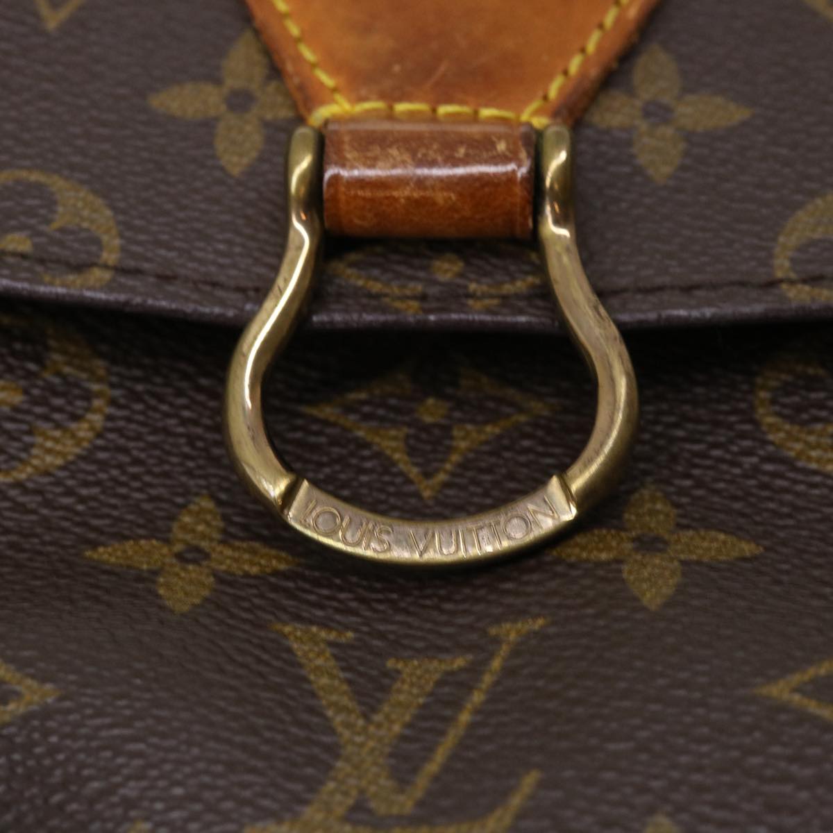 LOUIS VUITTON Monogram Saint Cloud GM Shoulder Bag M51242 LV Auth 35878