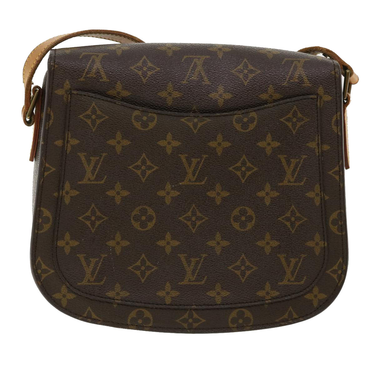 LOUIS VUITTON Monogram Saint Cloud GM Shoulder Bag M51242 LV Auth 35878