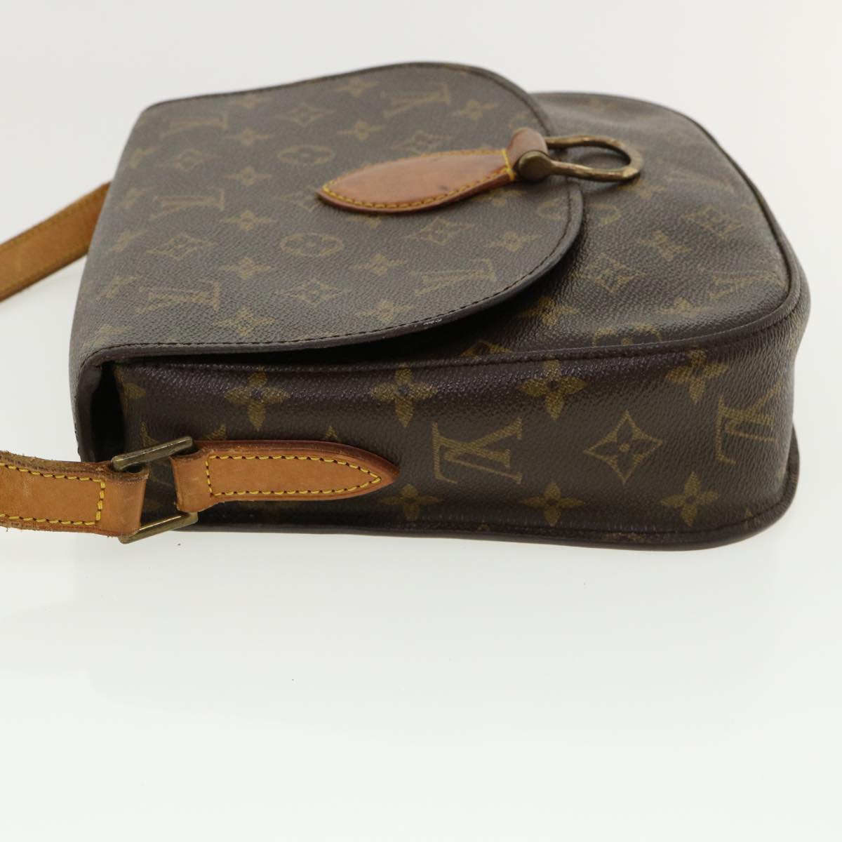 LOUIS VUITTON Monogram Saint Cloud GM Shoulder Bag M51242 LV Auth 35878