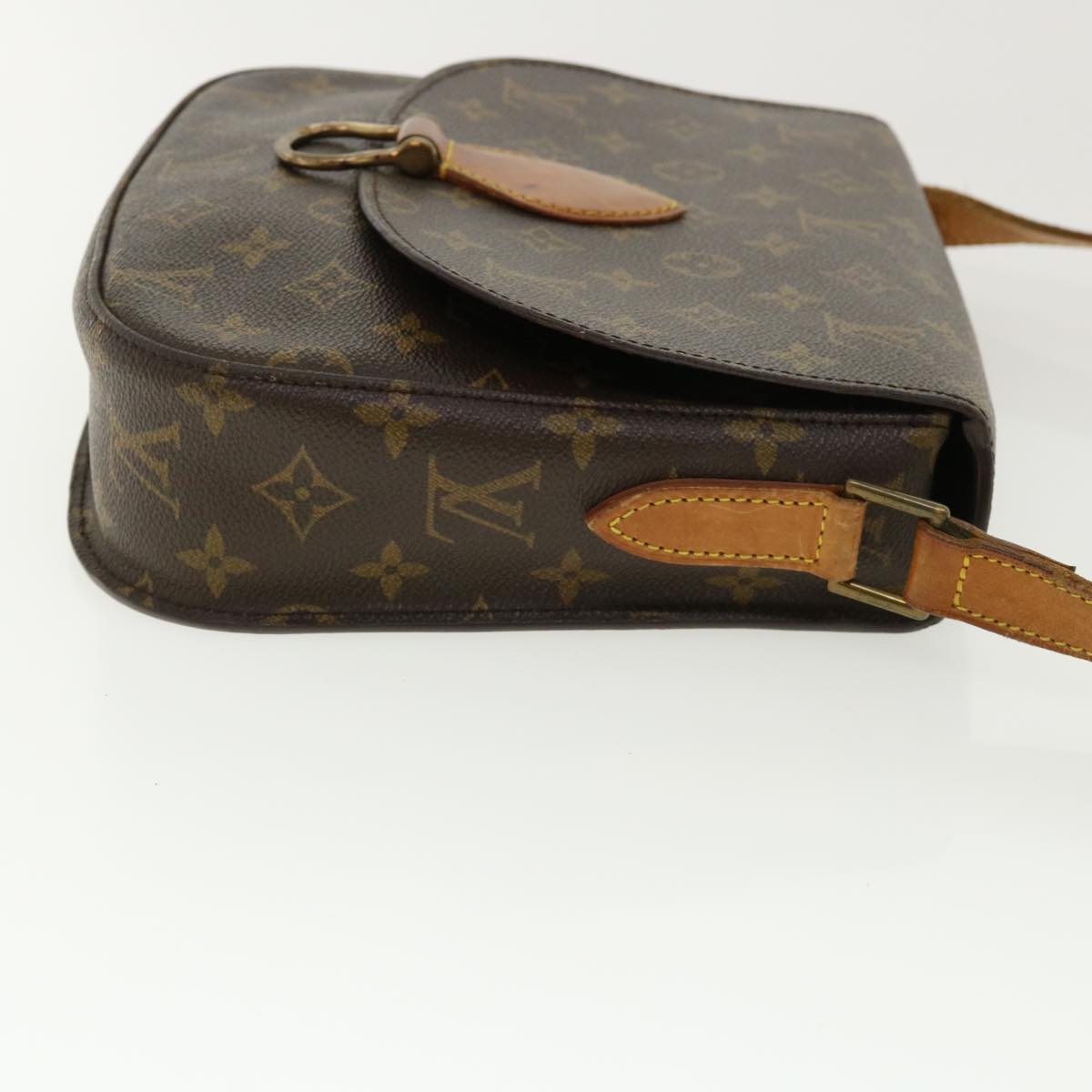 LOUIS VUITTON Monogram Saint Cloud GM Shoulder Bag M51242 LV Auth 35878