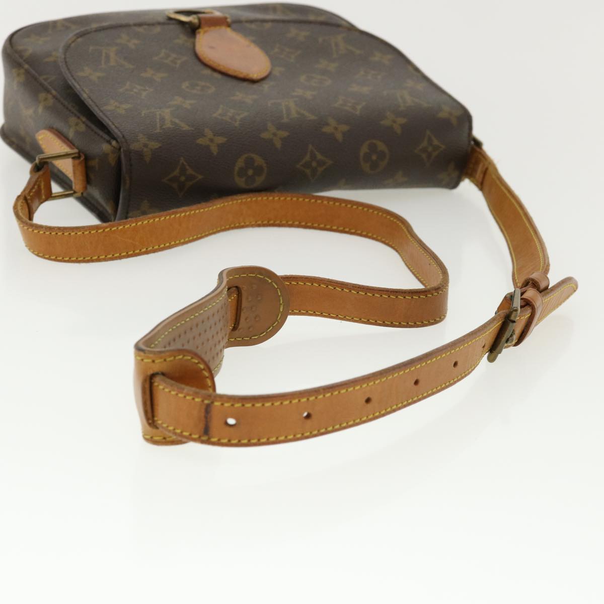 LOUIS VUITTON Monogram Saint Cloud GM Shoulder Bag M51242 LV Auth 35878