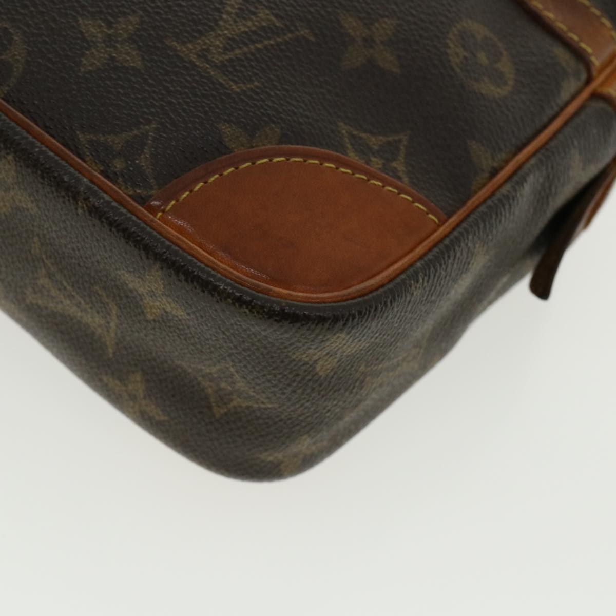 LOUIS VUITTON Monogram Compiegne 28 Clutch Bag M51845 LV Auth 35889