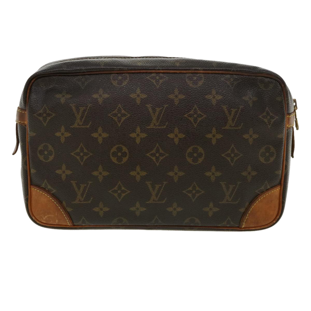 LOUIS VUITTON Monogram Compiegne 28 Clutch Bag M51845 LV Auth 35889 - 0