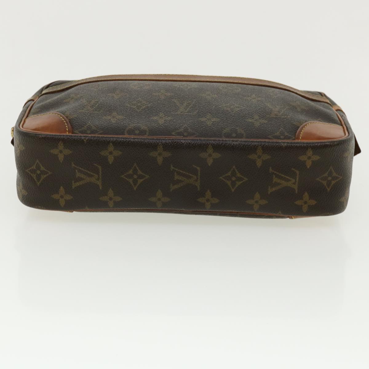 LOUIS VUITTON Monogram Compiegne 28 Clutch Bag M51845 LV Auth 35889