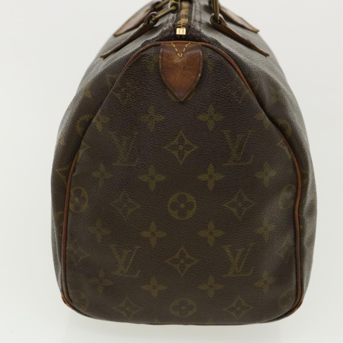 LOUIS VUITTON Monogram Speedy 30 Hand Bag M41526 LV Auth 35895