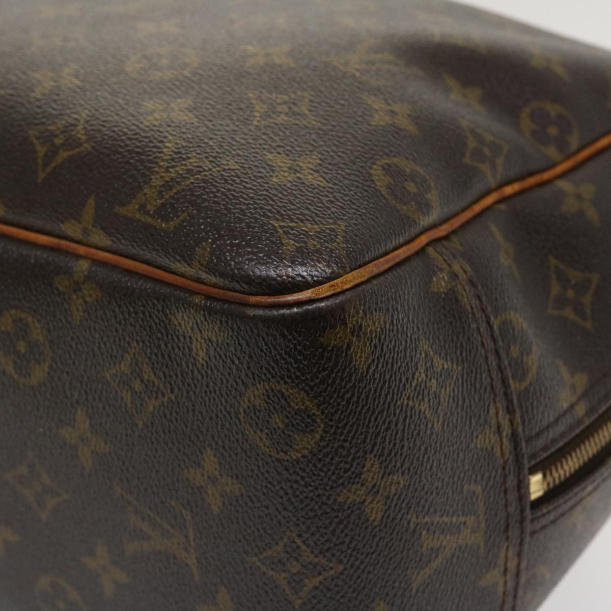 LOUIS VUITTON Monogram Deauville Hand Bag M47270 LV Auth 35907