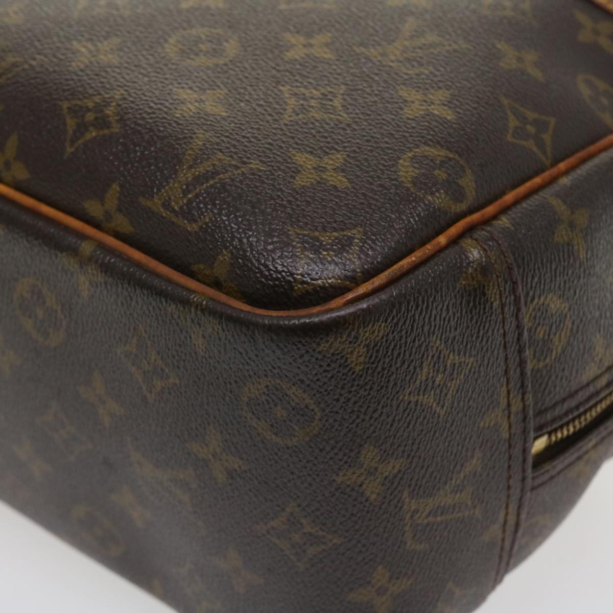 LOUIS VUITTON Monogram Deauville Hand Bag M47270 LV Auth 35907