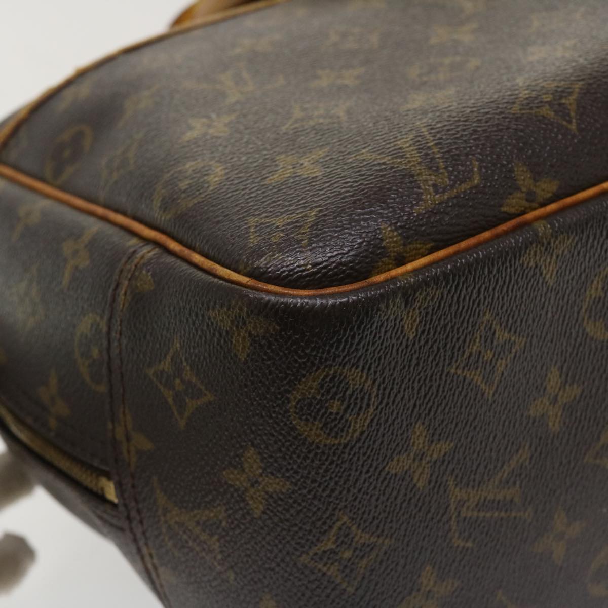 LOUIS VUITTON Monogram Deauville Hand Bag M47270 LV Auth 35907