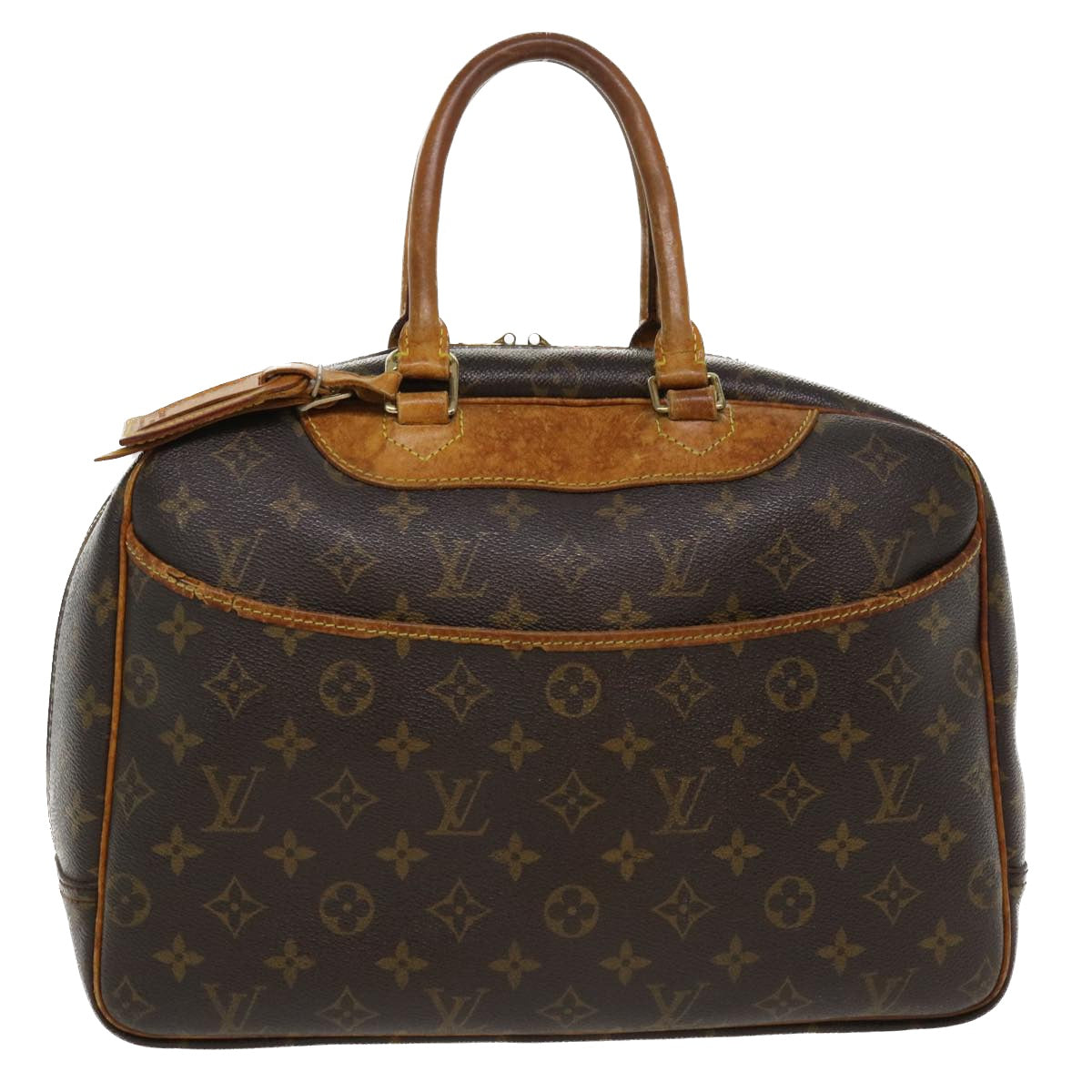 LOUIS VUITTON Monogram Deauville Hand Bag M47270 LV Auth 35907